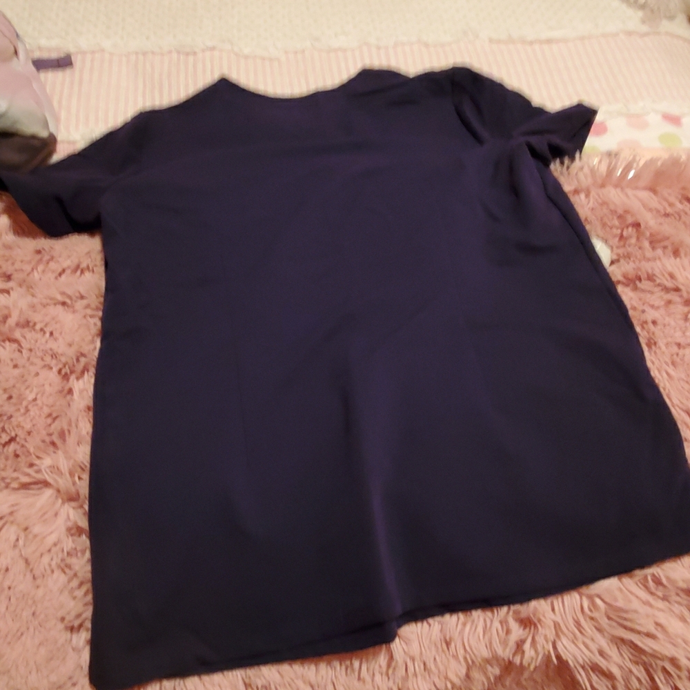 Figs M scrub top Navy